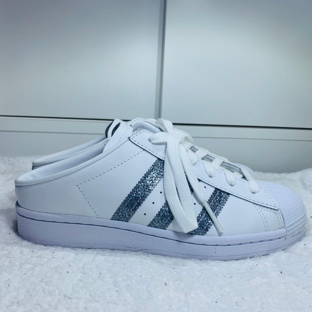 ⭐️未使用品、レア、アディダス スーパースター ミュール、サンダル、22.5cm