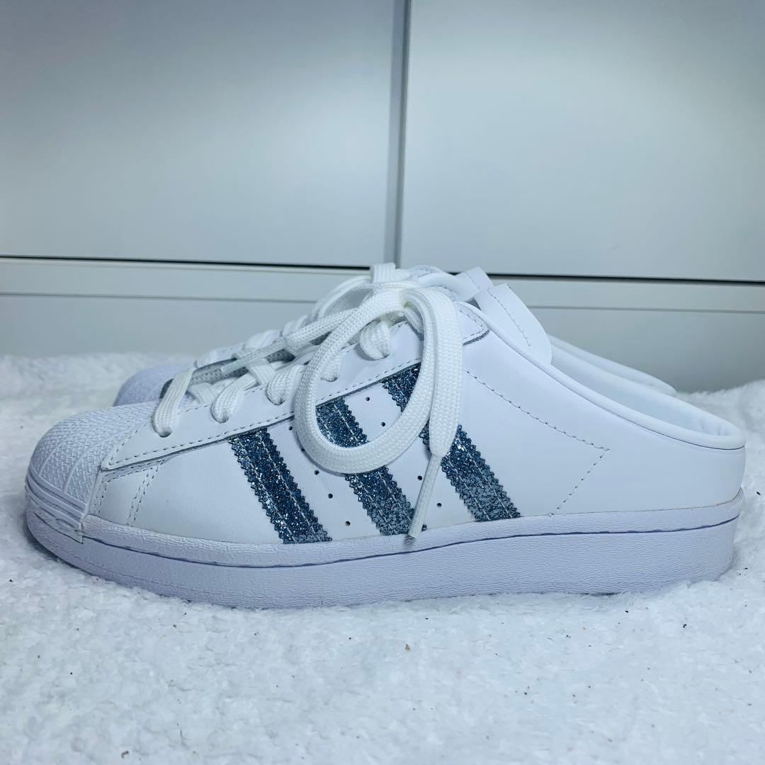 ⭐️未使用品、レア、アディダス スーパースター ミュール、サンダル、22.5cm