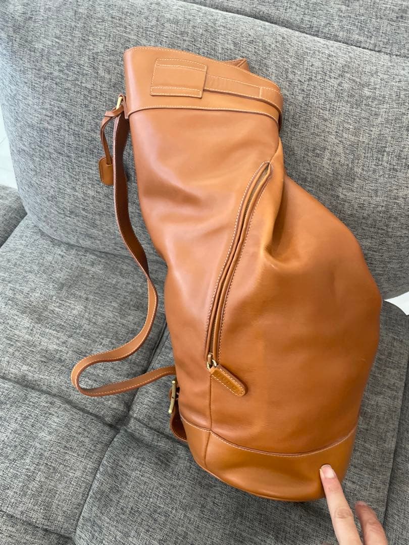 専用　GUCCI レザー ドラムバッグ　ボストン　ジムバック　超希少