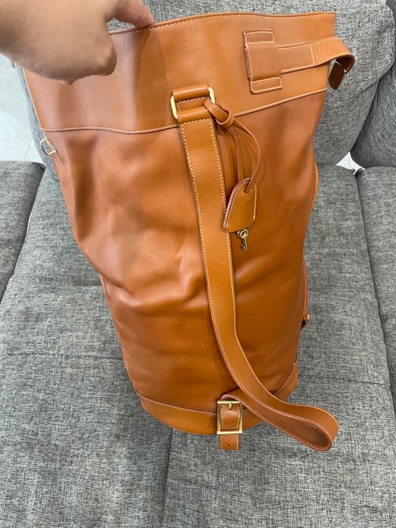 専用　GUCCI レザー ドラムバッグ　ボストン　ジムバック　超希少