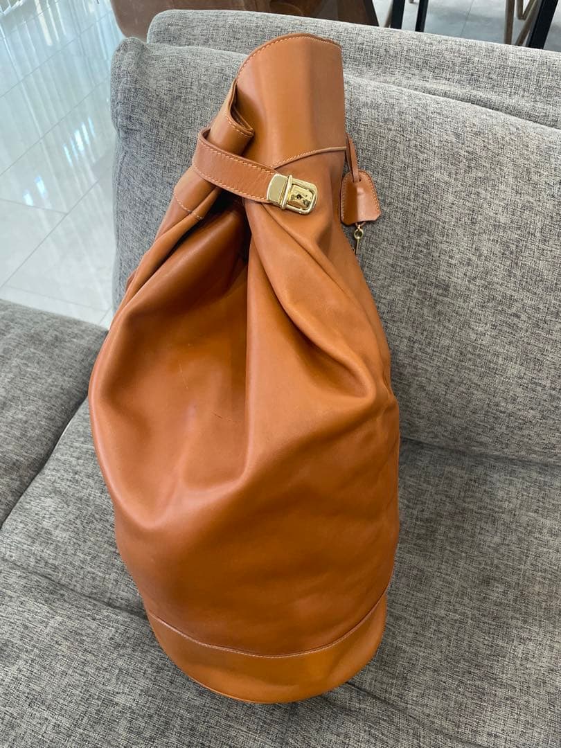 専用　GUCCI レザー ドラムバッグ　ボストン　ジムバック　超希少