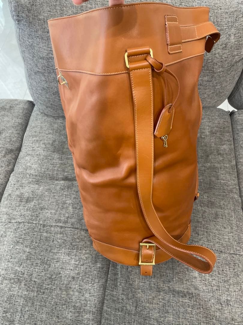 専用　GUCCI レザー ドラムバッグ　ボストン　ジムバック　超希少