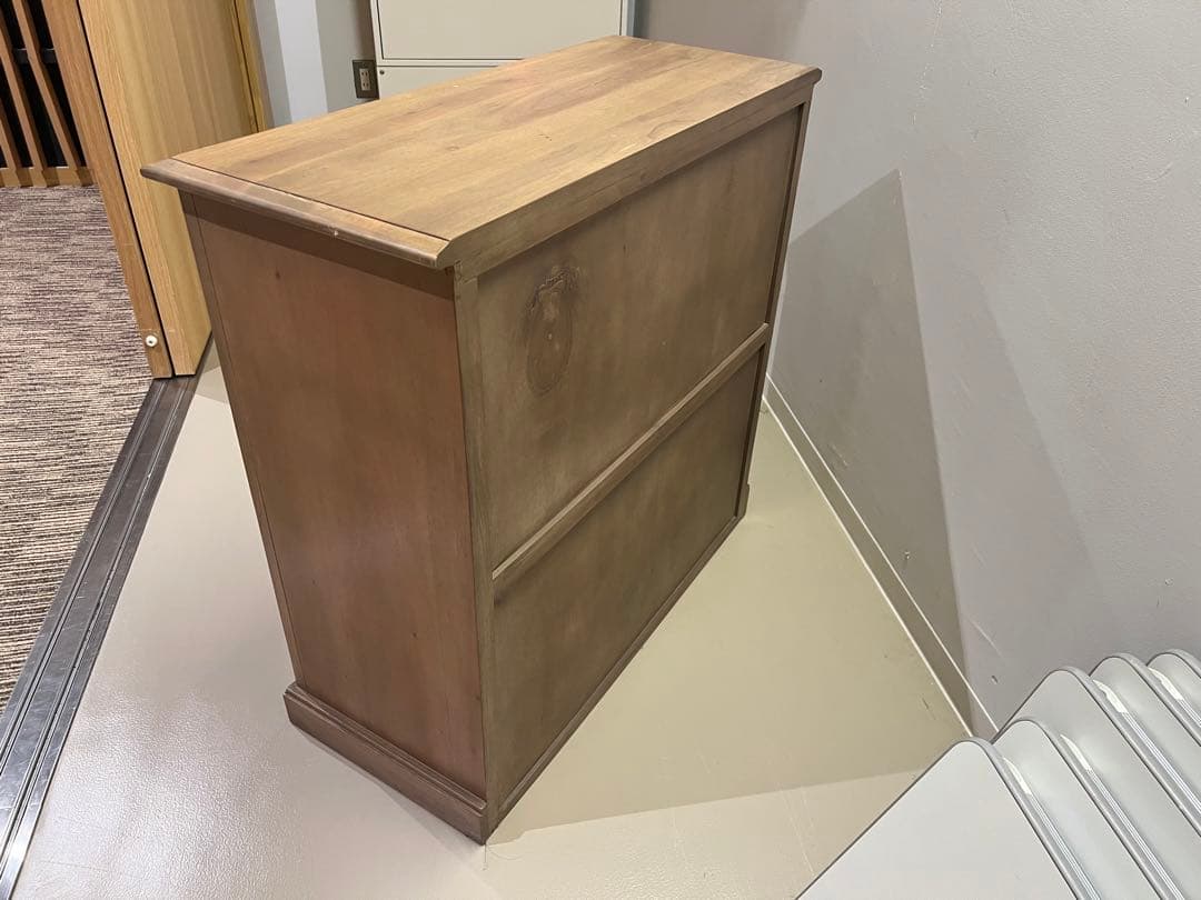 ナチュラルウッド　6引き出しタンス　￼チェスト　天然木　アンティーク調