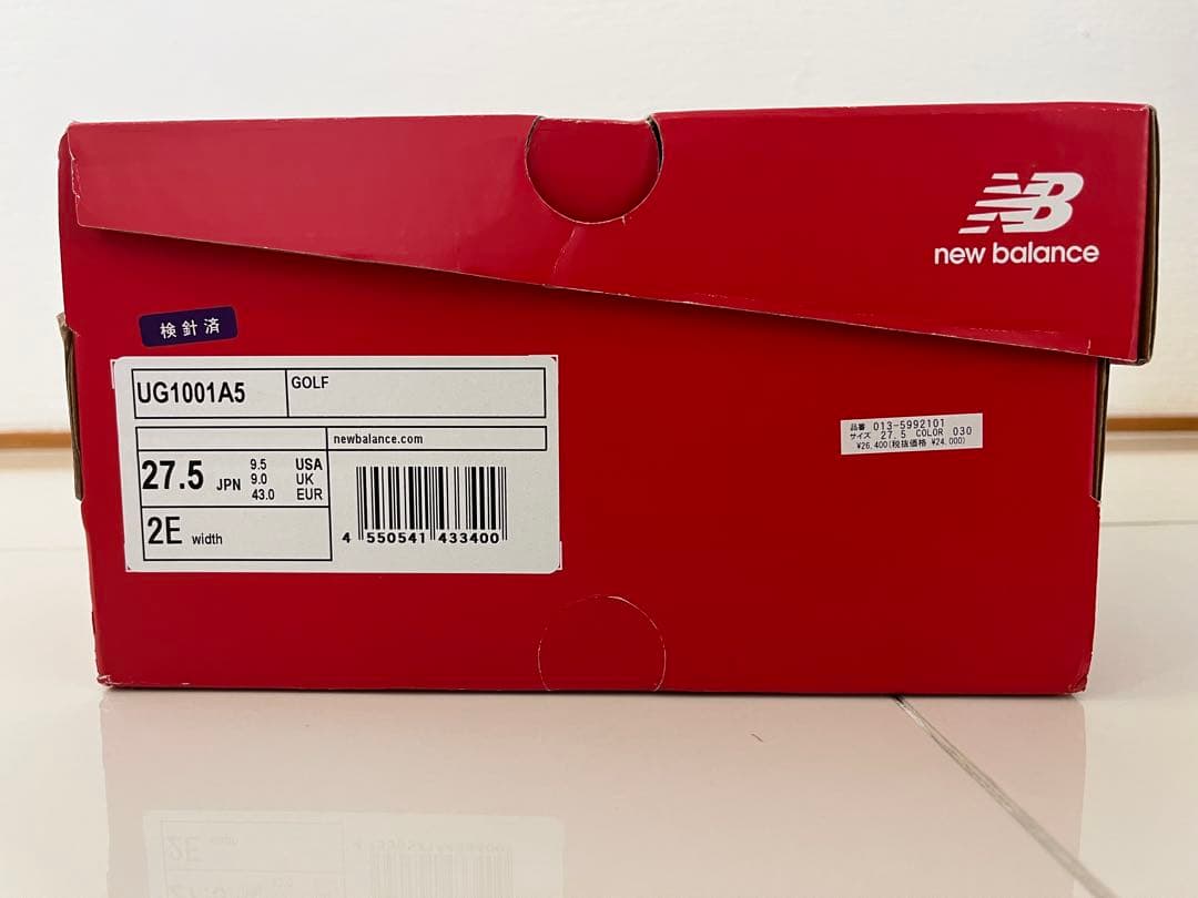 新品　未使用品　ニューバランス　ゴルフシューズ　Fuelcell 1001v5