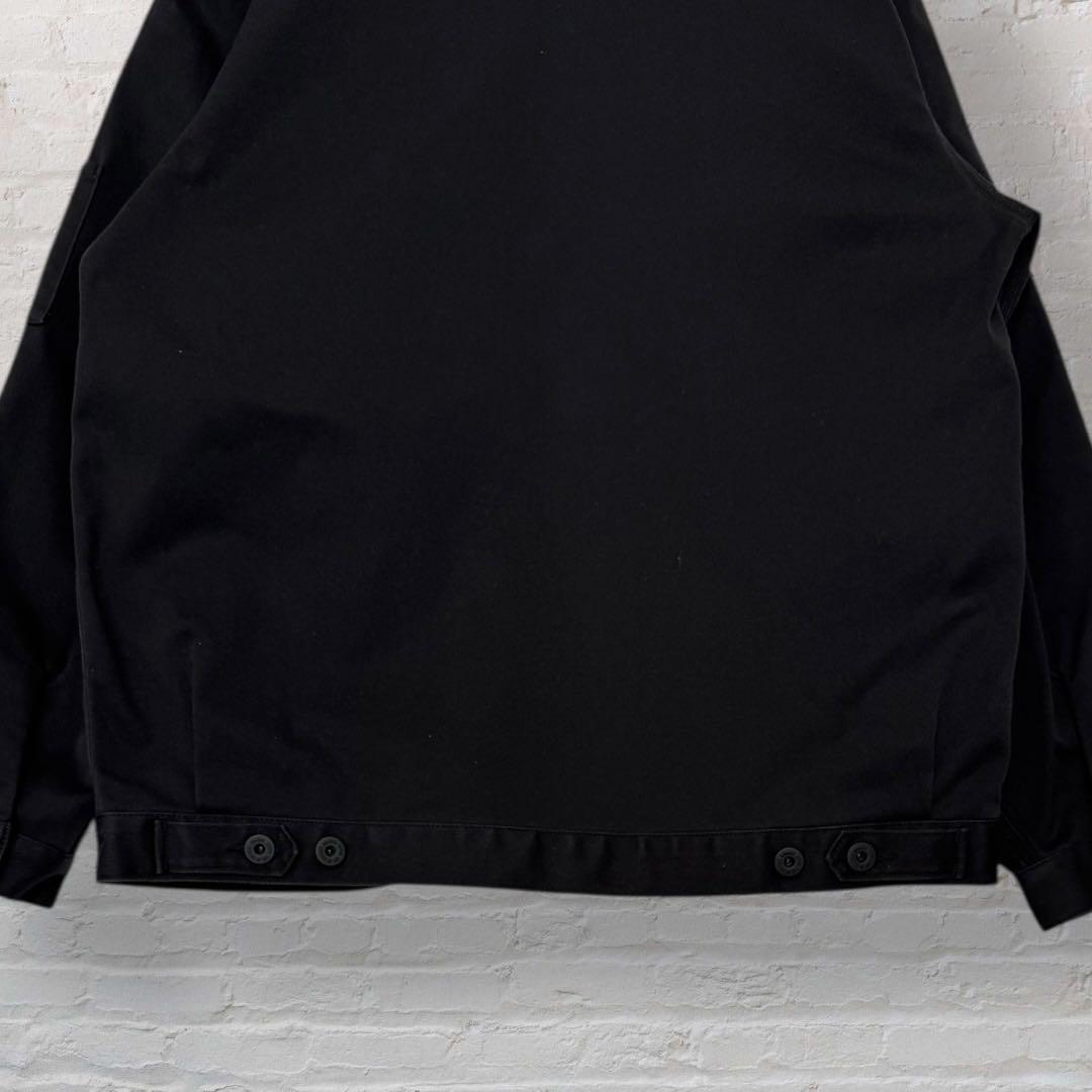 ROARK×Dickiesワークジャケットカバーオール襟コーデュロイ黒ブラックL