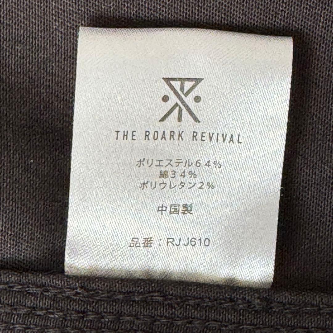 ROARK×Dickiesワークジャケットカバーオール襟コーデュロイ黒ブラックL