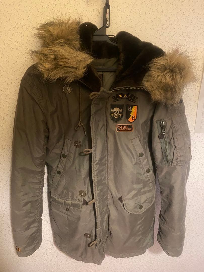 HYSTERIC GLAMOUR カーキ ミリタリージャケット