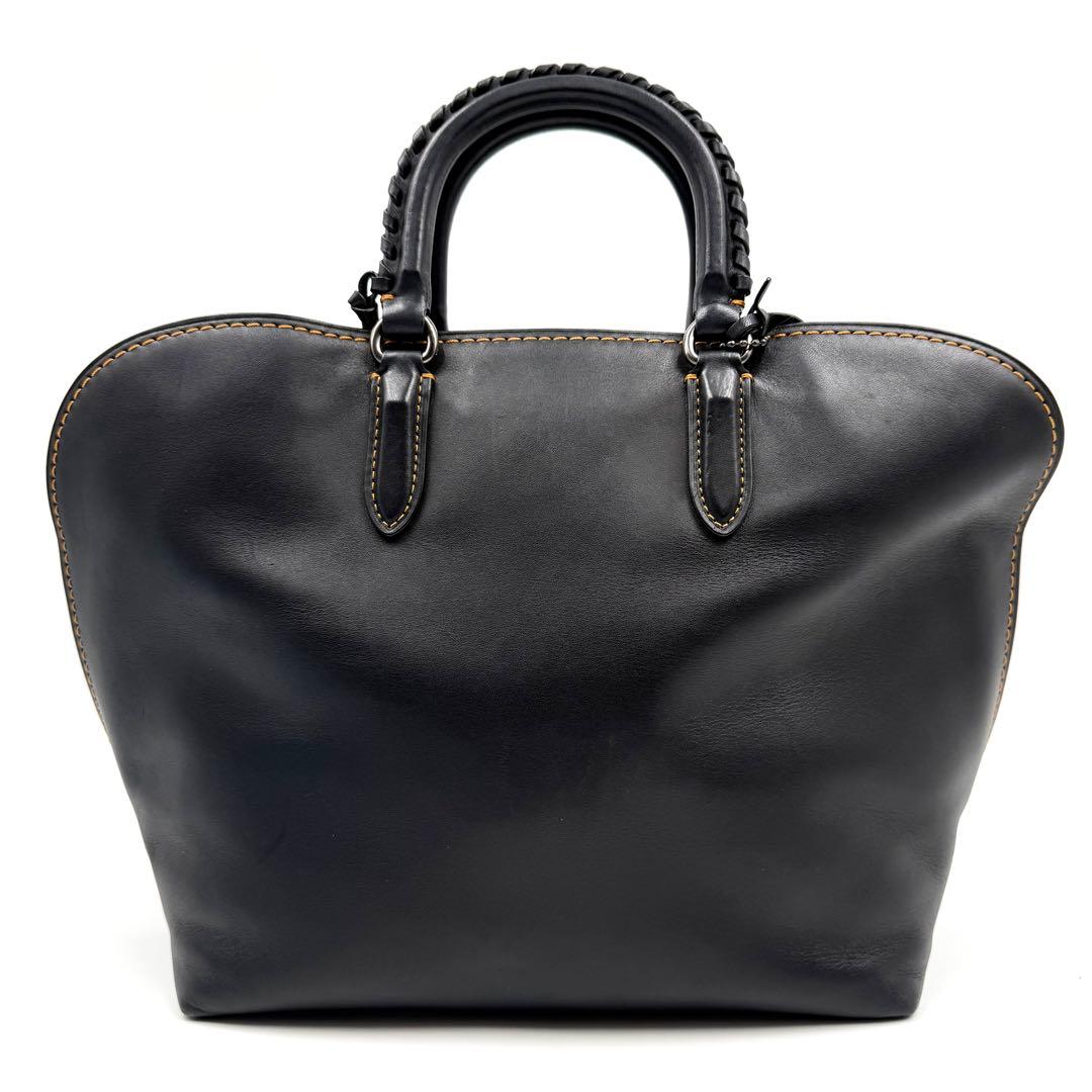 COACH コーチ ダコタ サッチェル 2way ショルダー バッグ ブラック