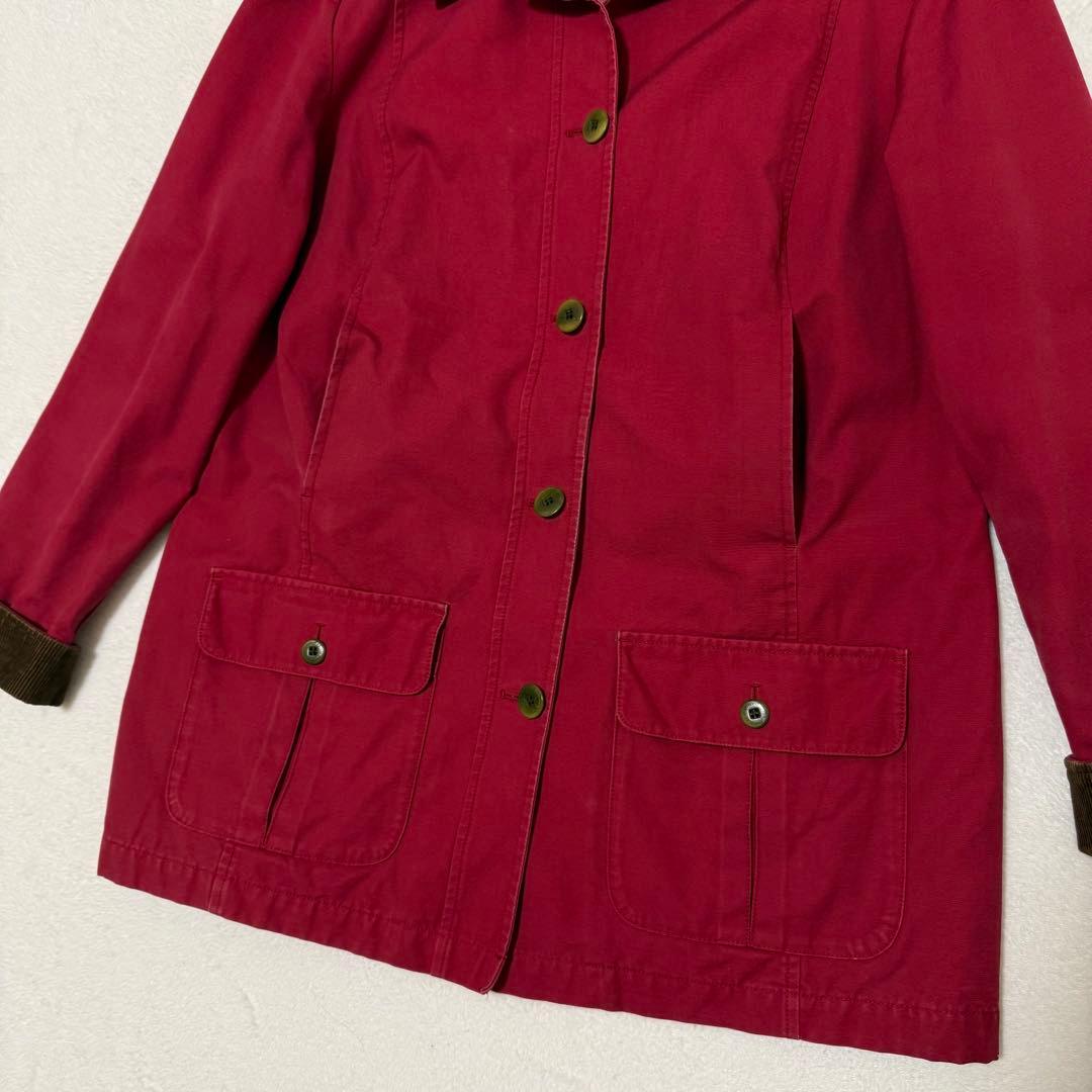 【L.L.Bean】希少　00s ハンティングジャケット　木タグ　レッド系