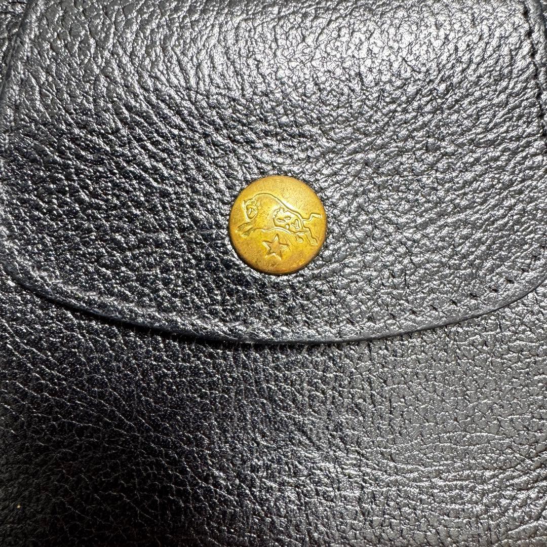 イルビゾンテ　黒 レザー 二つ折り財布