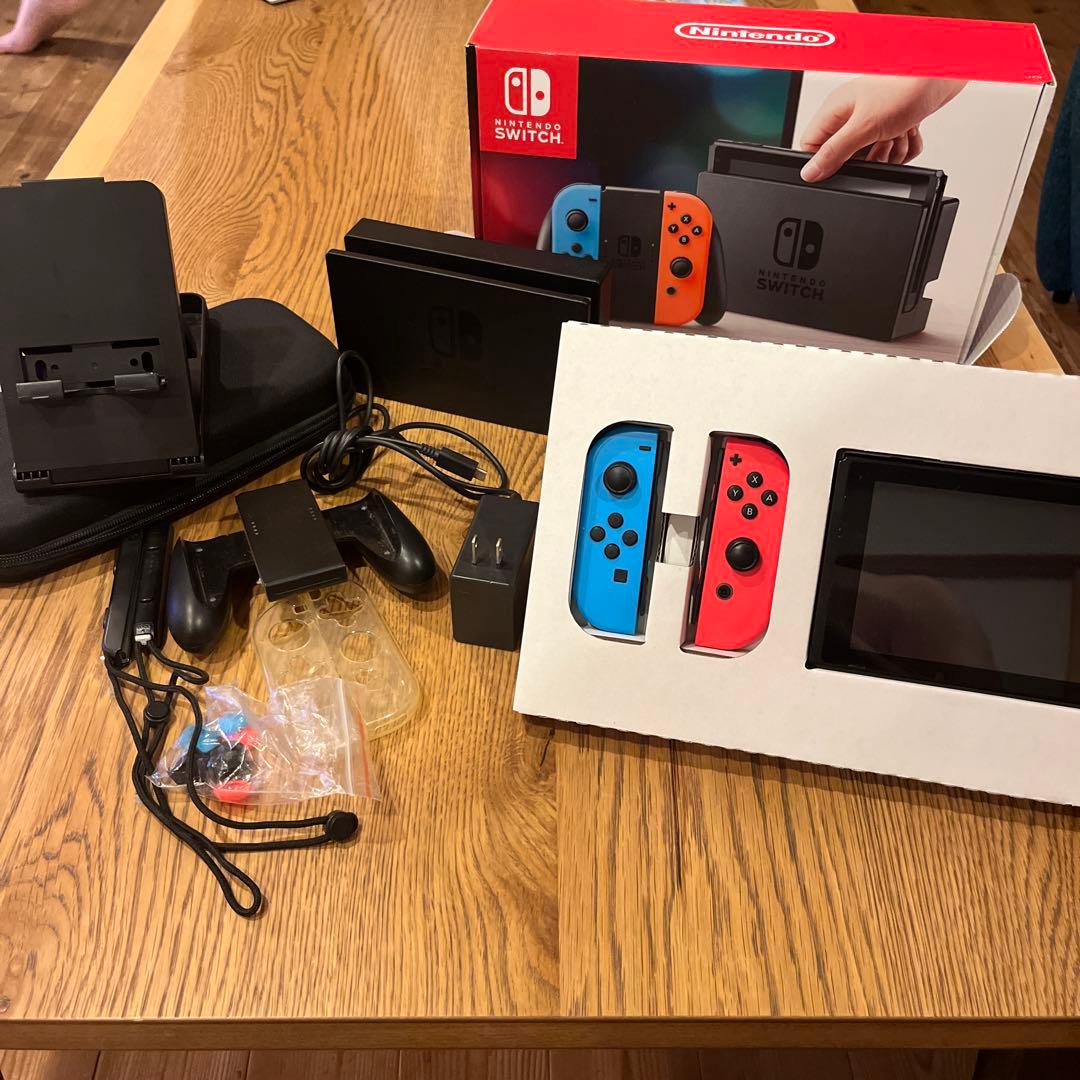 Nintendo Switch 青 赤 本体 付属品一式