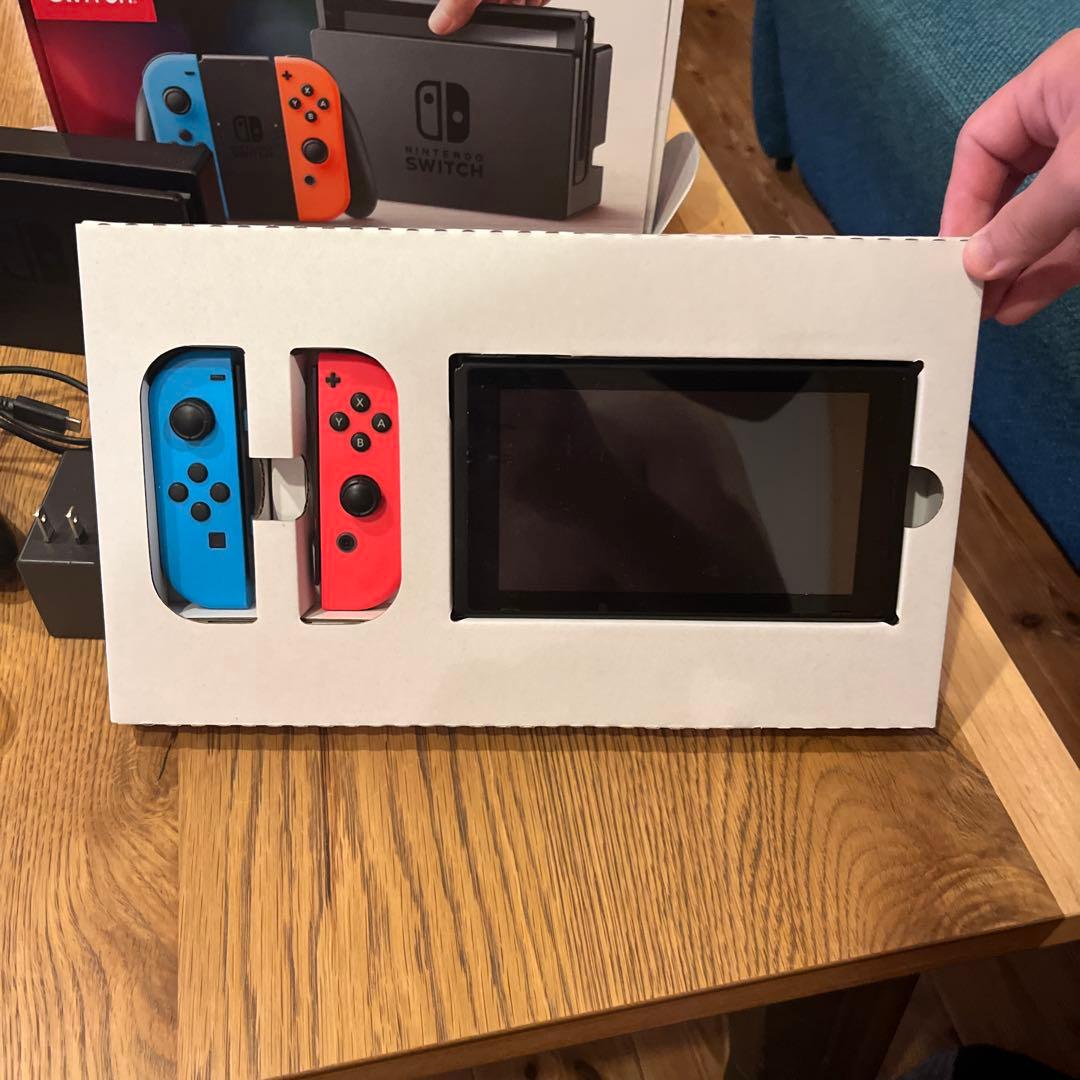 Nintendo Switch 青 赤 本体 付属品一式