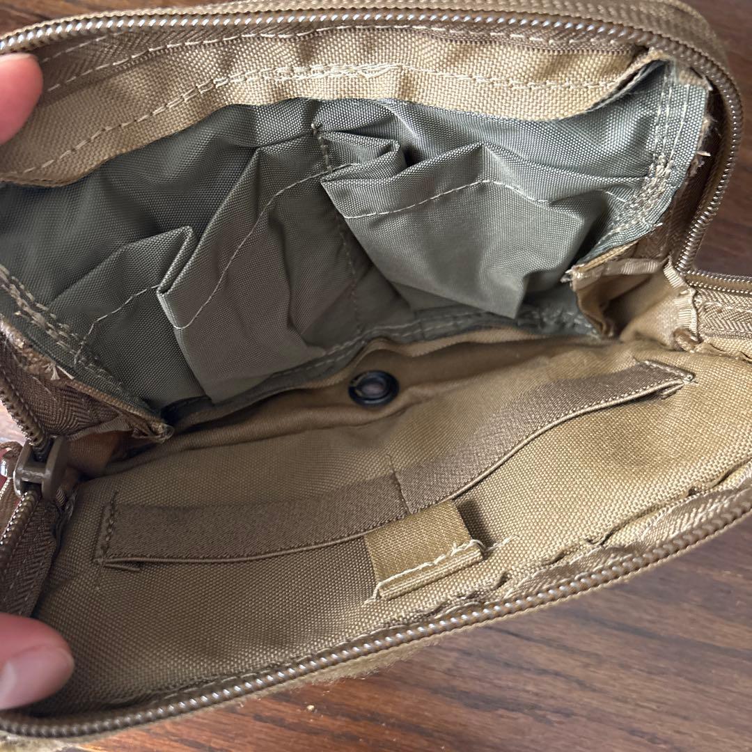 米軍放出品 BDS tactical サブアドミンポーチ コヨーテブラウン