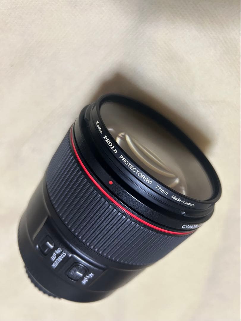 Canon EF85mm F1.4L IS USM レンズ 保護フィルター付