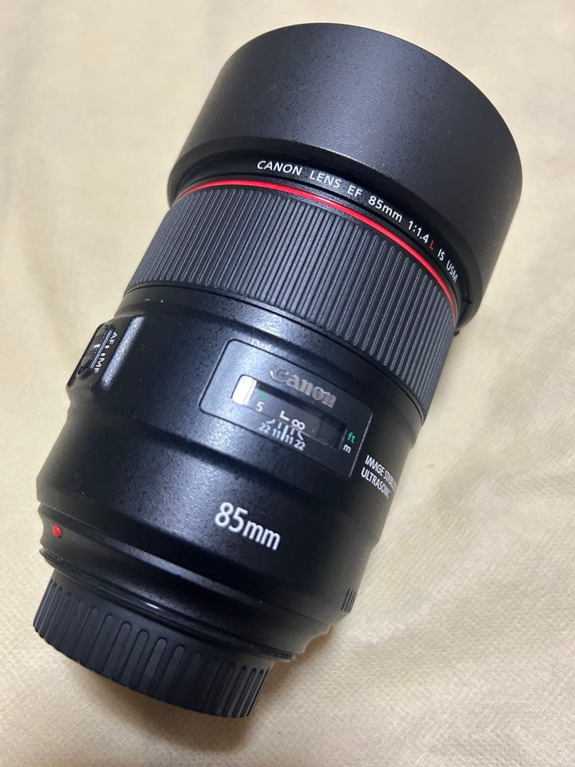 Canon EF85mm F1.4L IS USM レンズ 保護フィルター付
