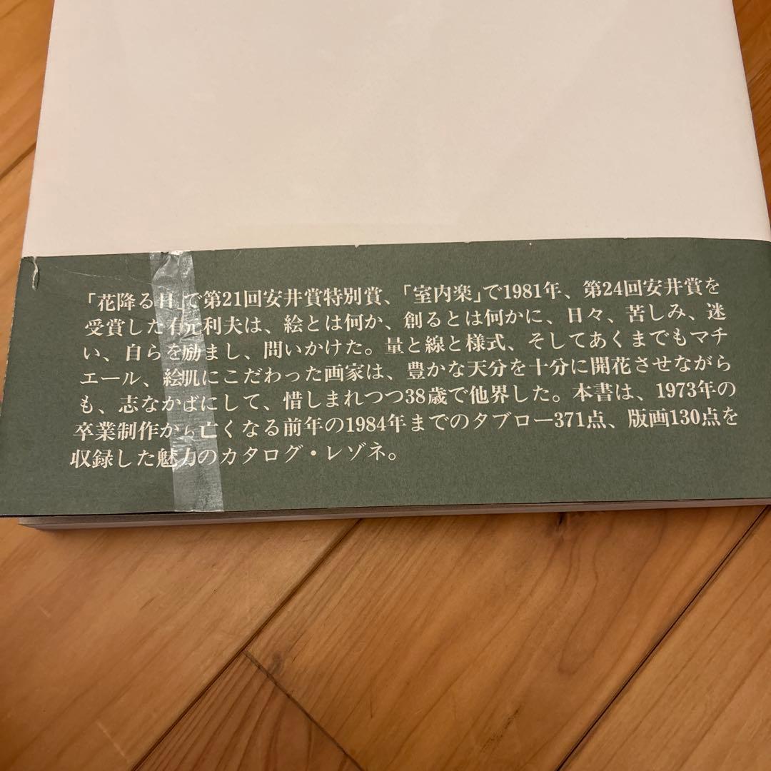 有元利夫　全作品集　1991年　初版大型本