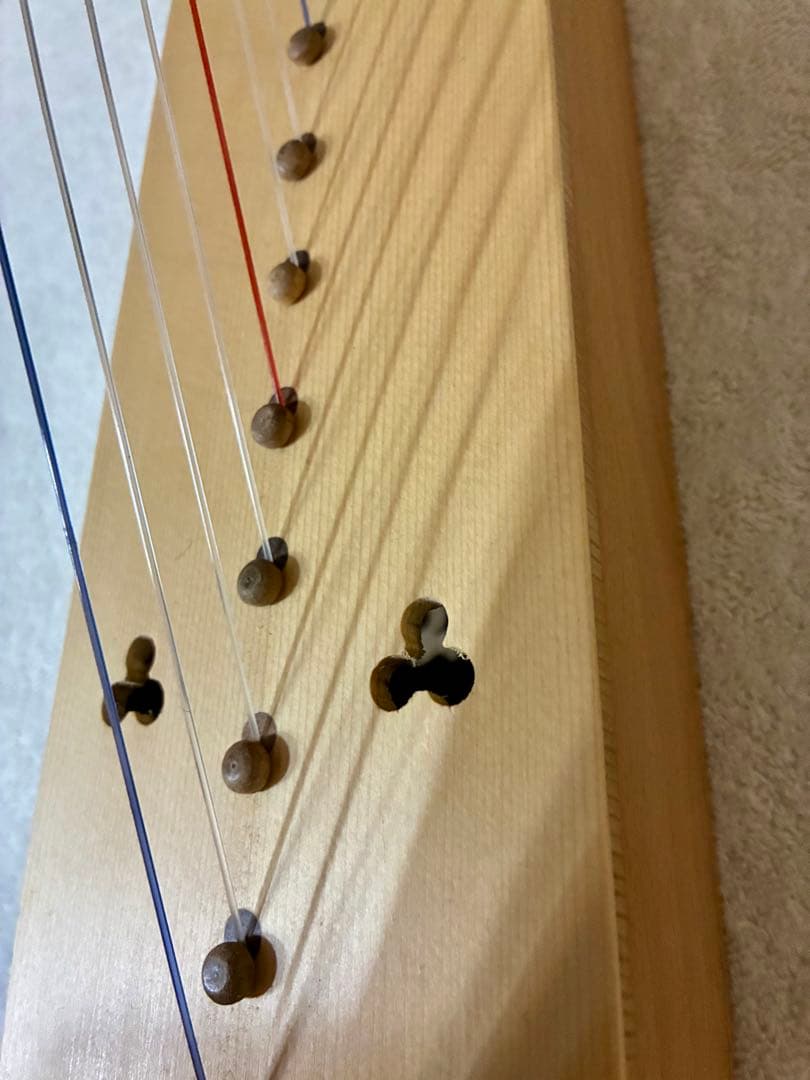 【値下げ】美品 ゴシックハープ 19弦_送料込み