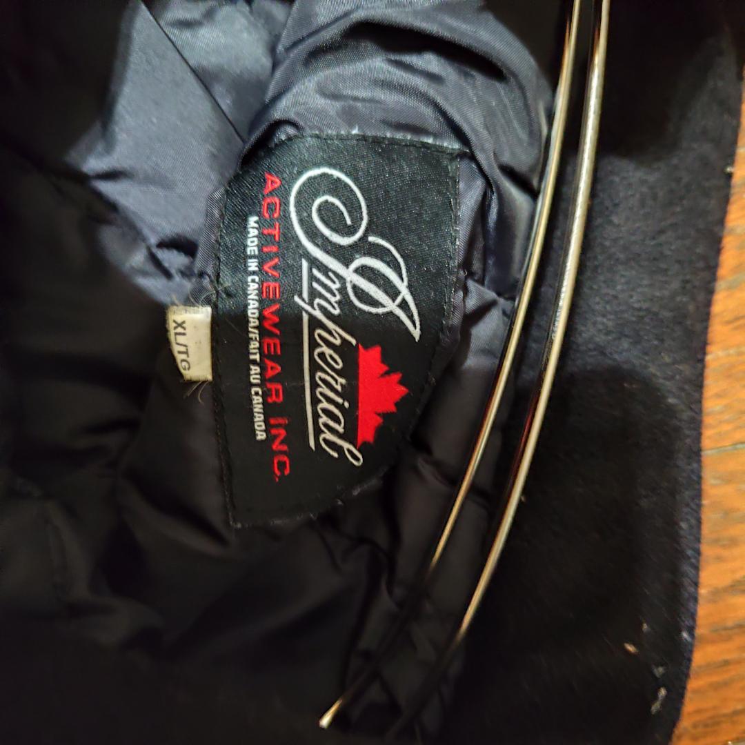 80s レイダース スタジャン レザー 切り替え ウール