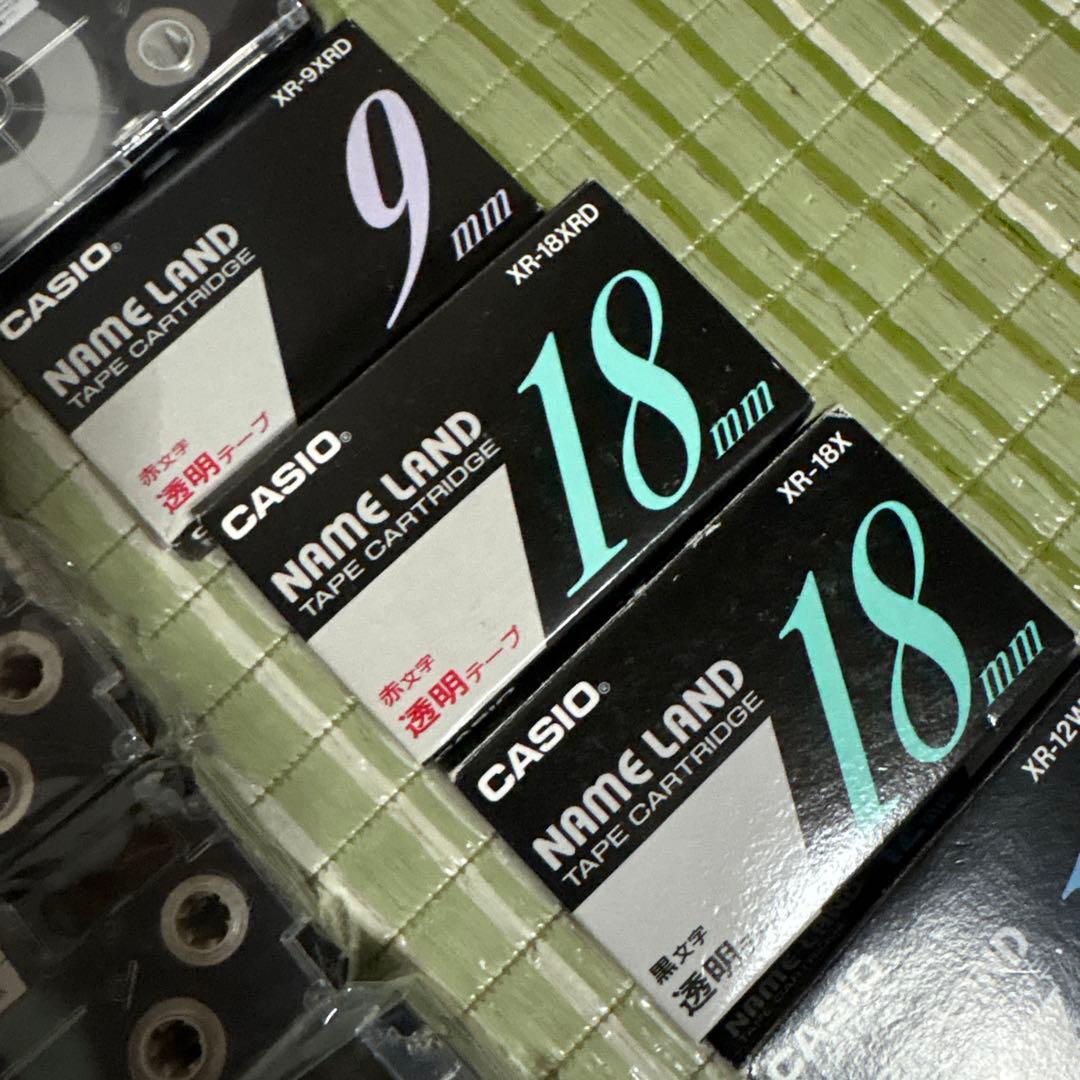 カシオCASIOネームランド　テープカートリッジ　テプラ　シール　まとめ売り