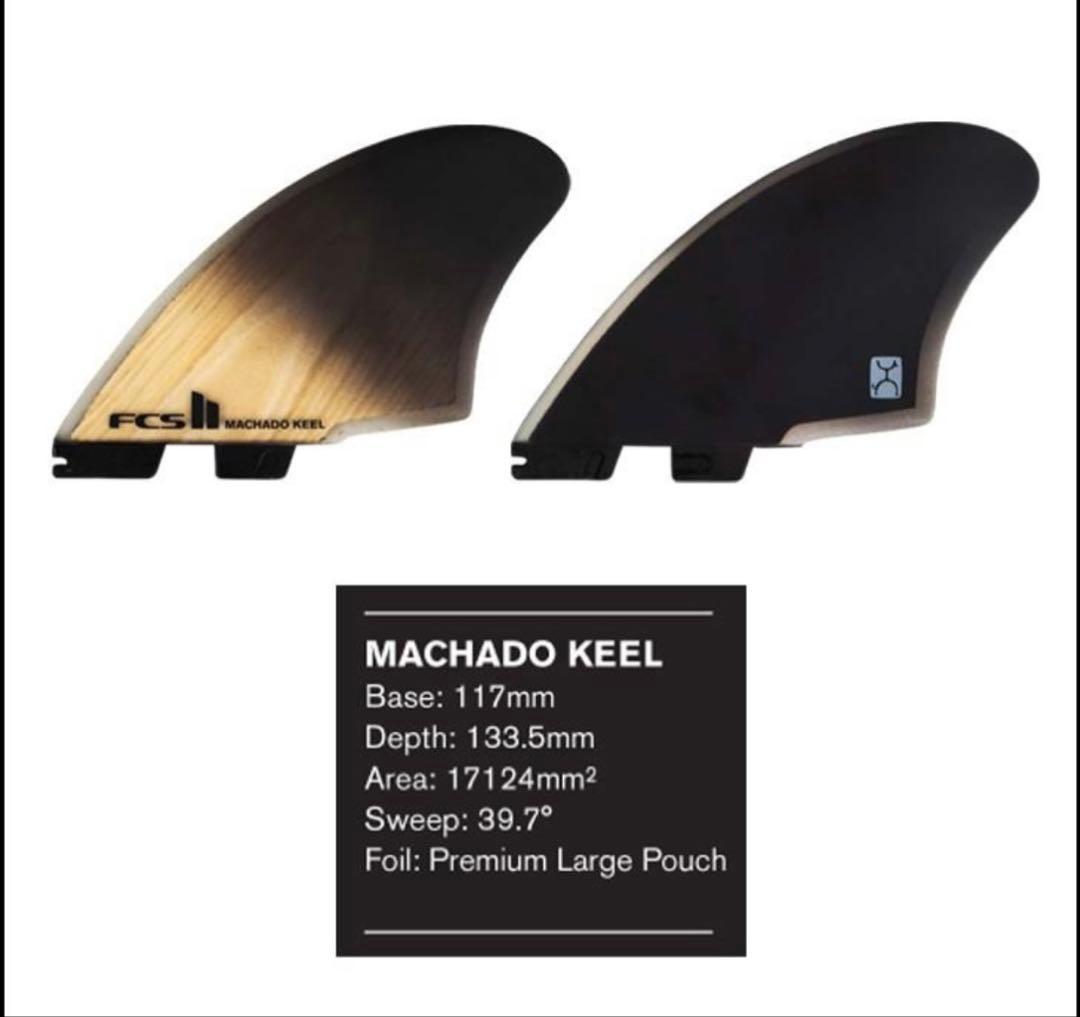 美品 FCS2 ロブマチャド キールフィン