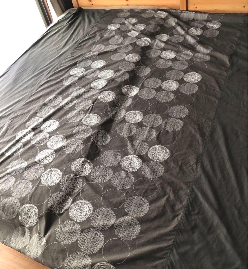 掛け布団　東洋羽毛　ダブル　カバー付き