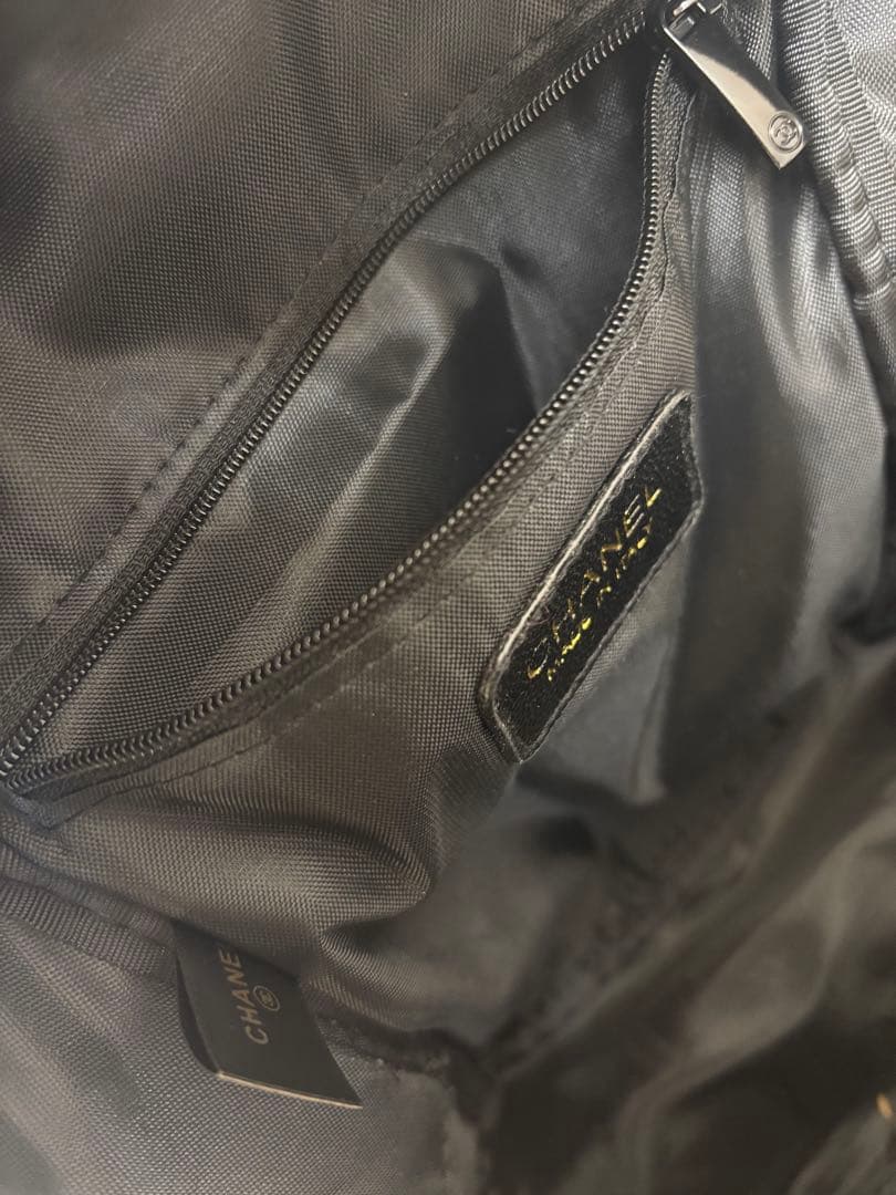 CHANEL キルティングバックパック ブラック　ノベルティ
