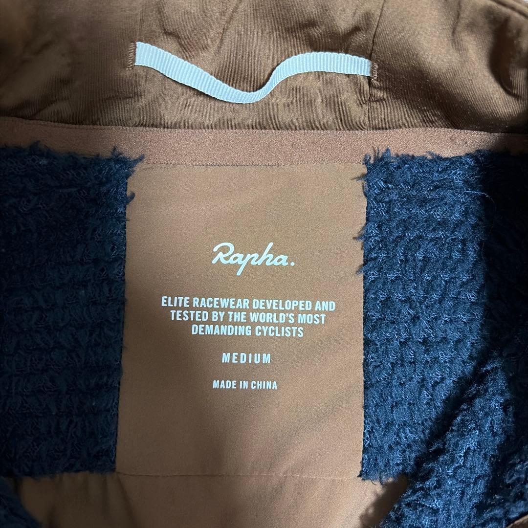 ラファ rapha インサレーテッドジャケット　ダークブラウンメンズM 修復あり