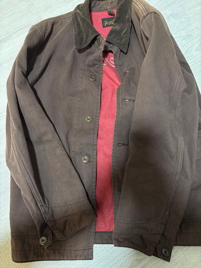 tenderloin カバーオール　刺繍　S コットン　コーデュロイ