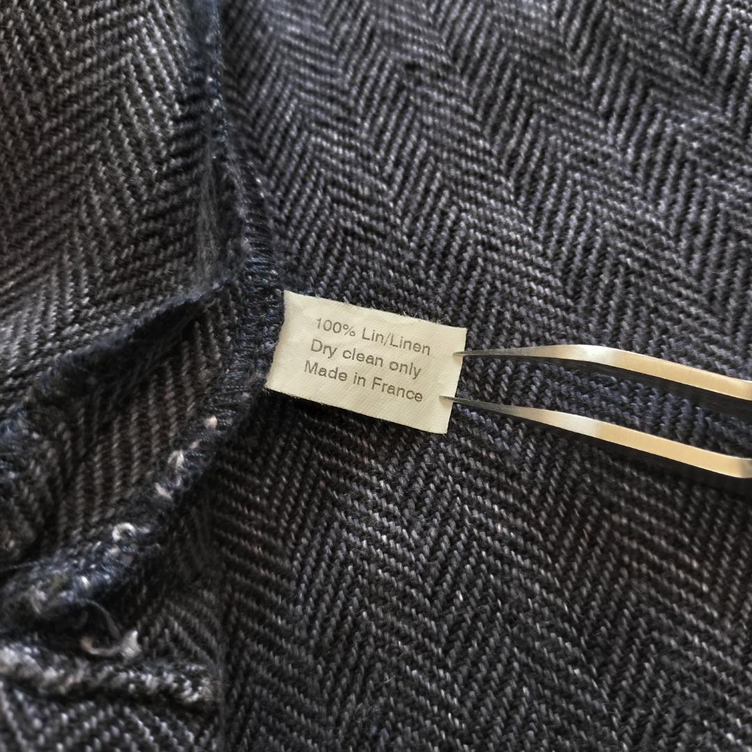 アナトミカ フランス製 リネンヘリンボーンダスターコート アルチュール 3 L