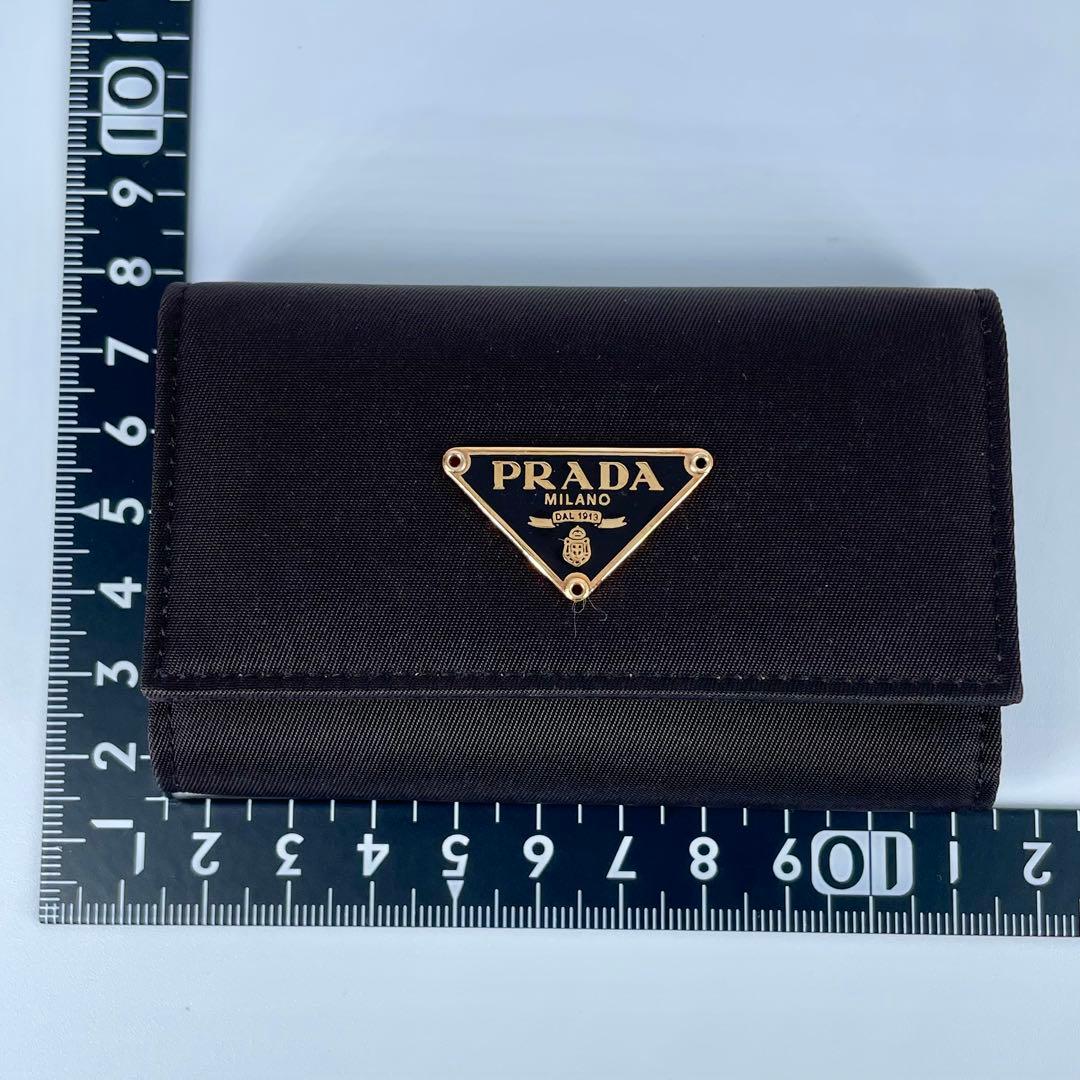 プラダ/PRADA 6P 1M0222 ナイロン キーケース　 Gカード