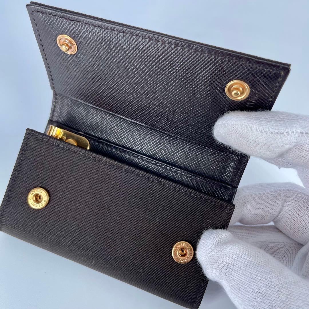 プラダ/PRADA 6P 1M0222 ナイロン キーケース　 Gカード
