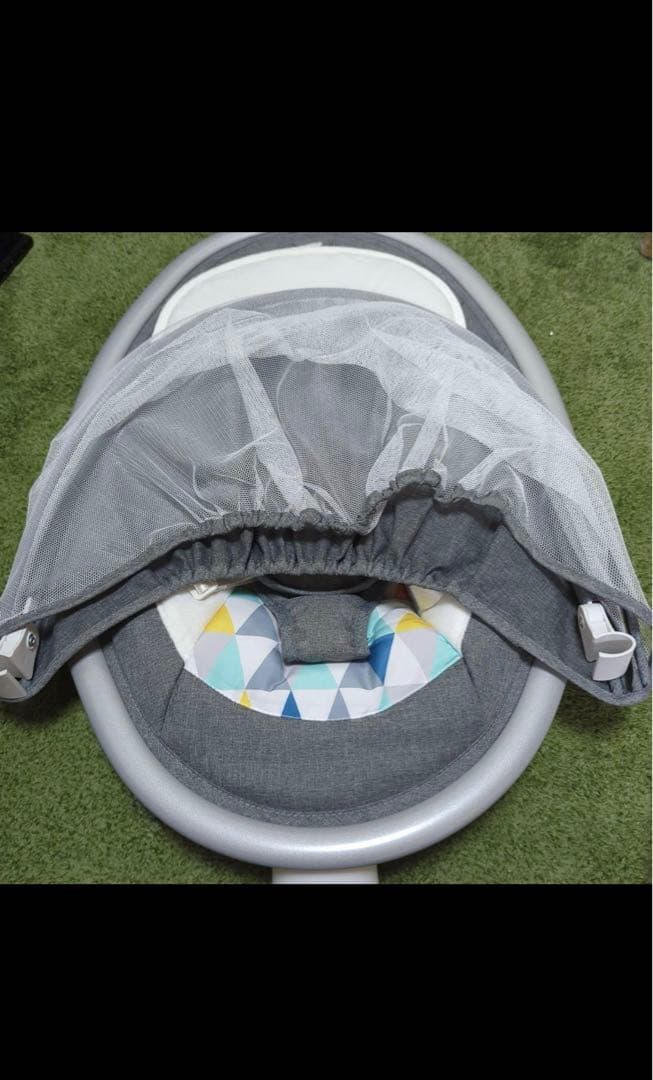 Feemomメロディー内蔵電動スイング 電動バウンサー 2Wayベビーラック