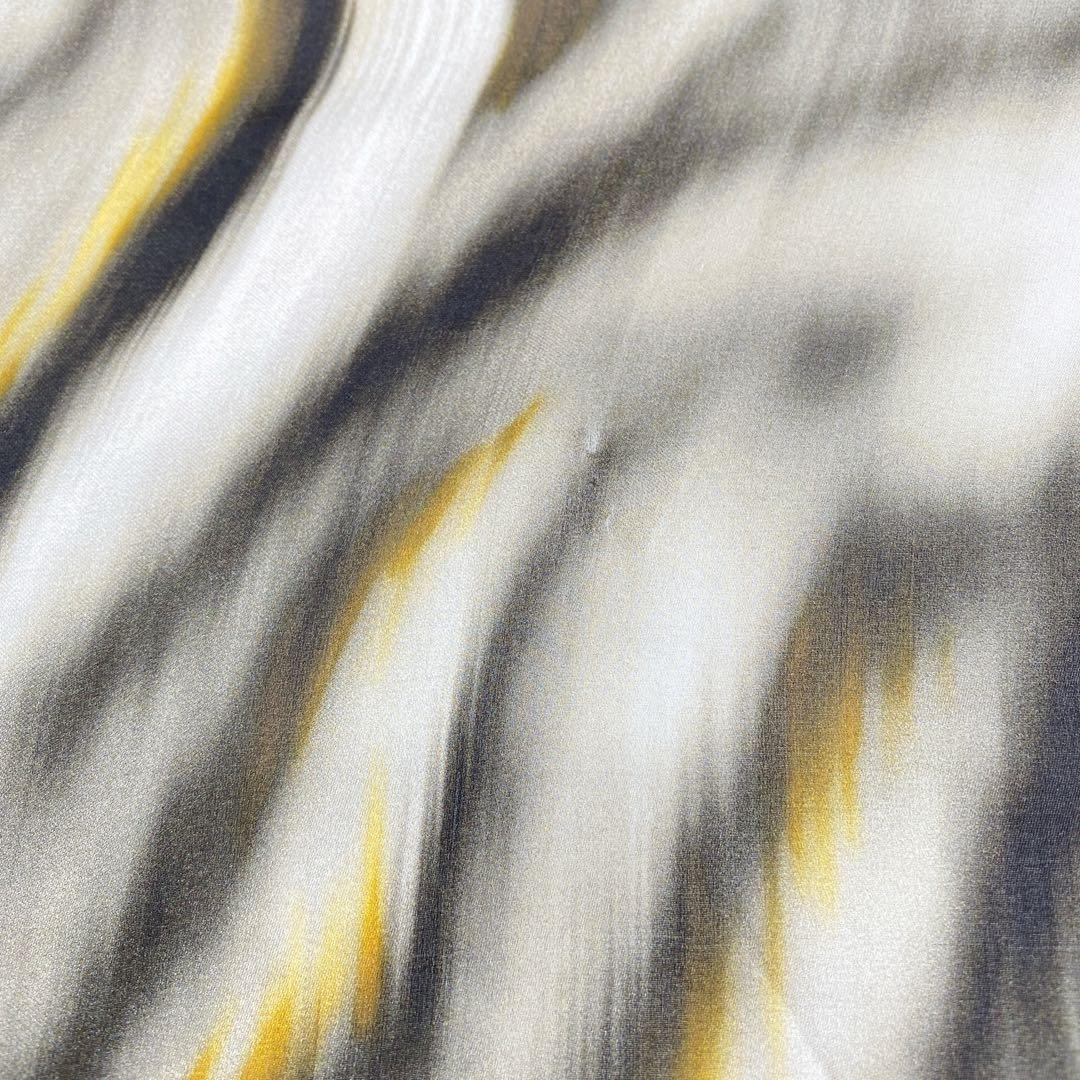 FENDI フェンディ　シフォン　ヒョウ柄　動物柄ストール シルク100%