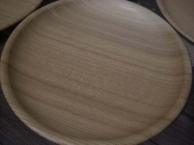 ◆北海道発　オケクラフト　マイプレート　木製銘々皿　5枚揃い◆未使用品◆