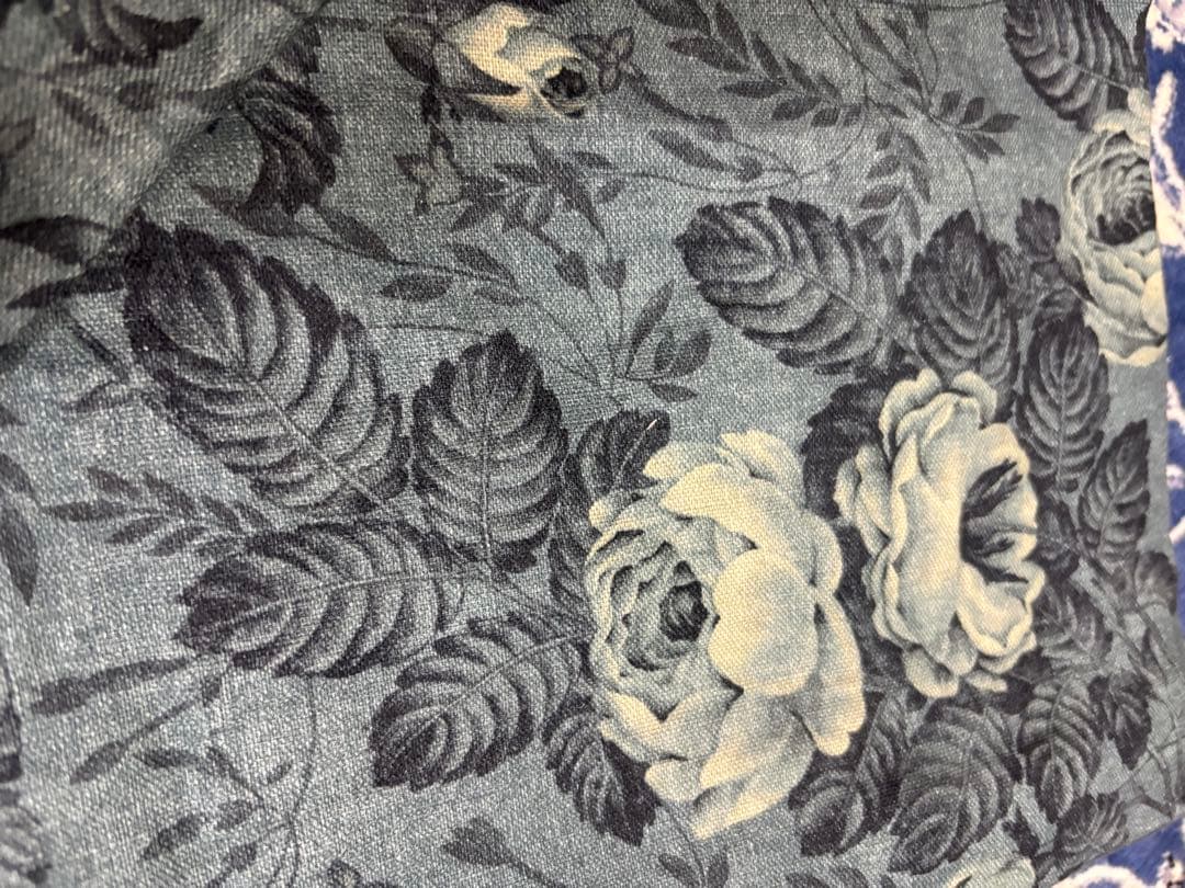 Ralph Lauren 花柄ストライプ掛け布団カバー　ダブル