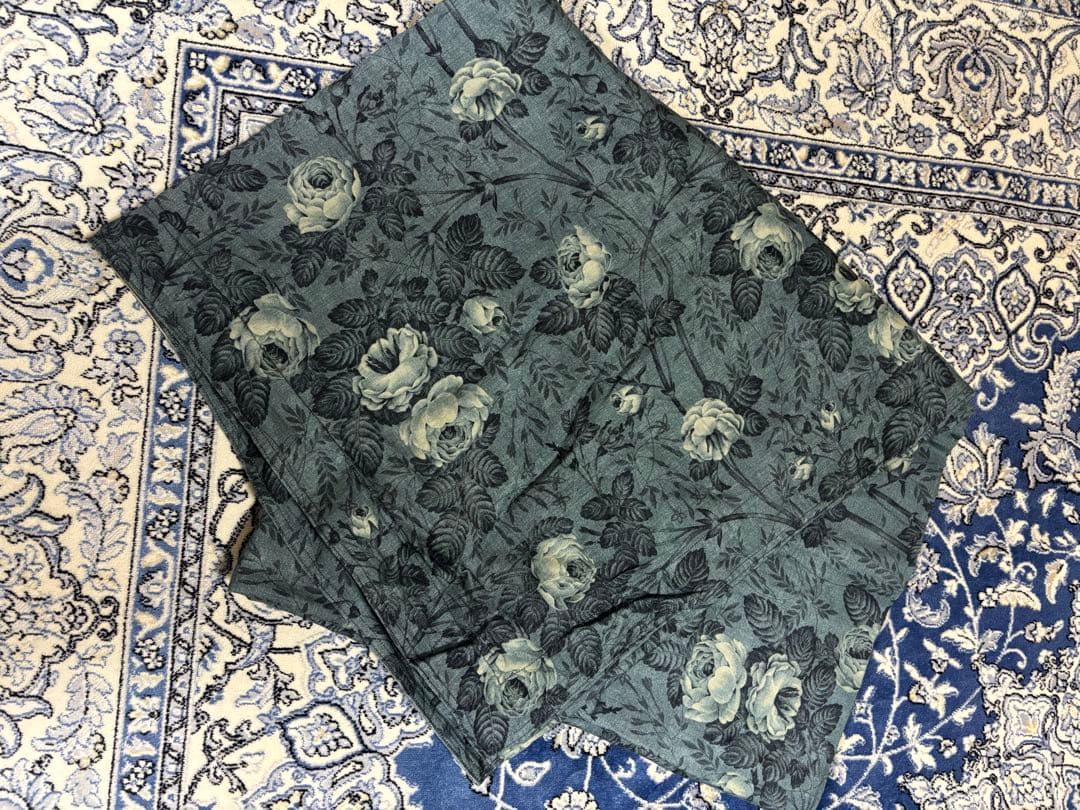 Ralph Lauren 花柄ストライプ掛け布団カバー　ダブル