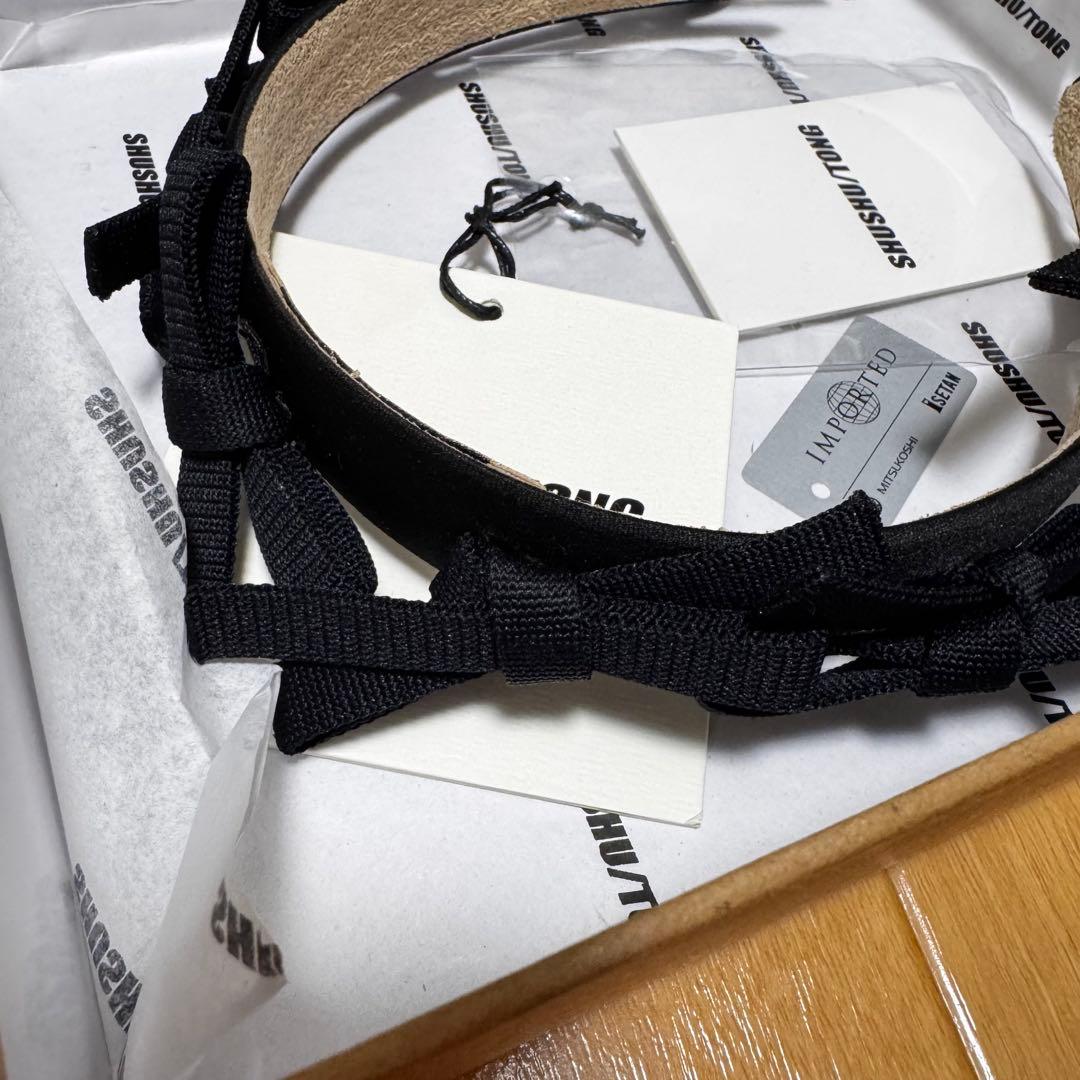 SHUSHUTONG ヘアカチューシャ 黒