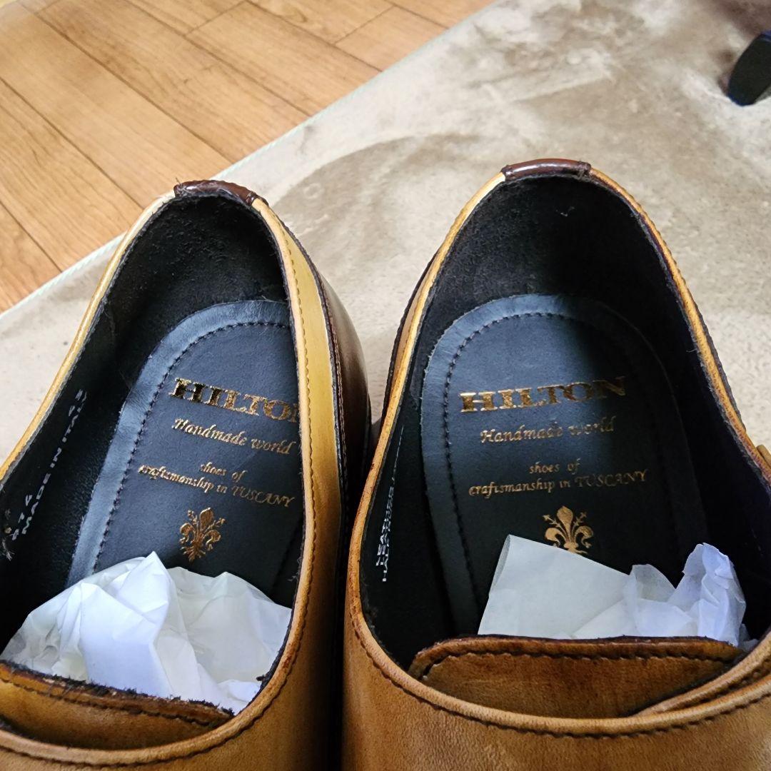 HILTON ダブルモンクストラップ 革靴