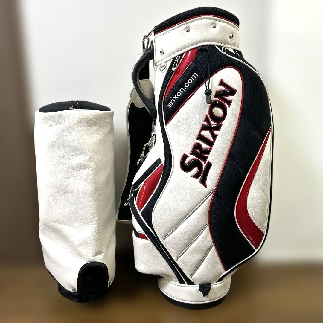スリクソン　9.5型キャディバッグ　ホワイト系色