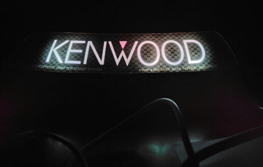 期間限定値引　当時物　KENWOOD 据置型スピーカー 2個　KSC-770HP