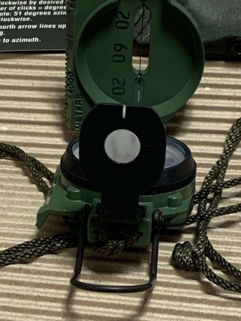米軍実物　放出品　レンザティックコンパス　未使用新品　デッドストック品