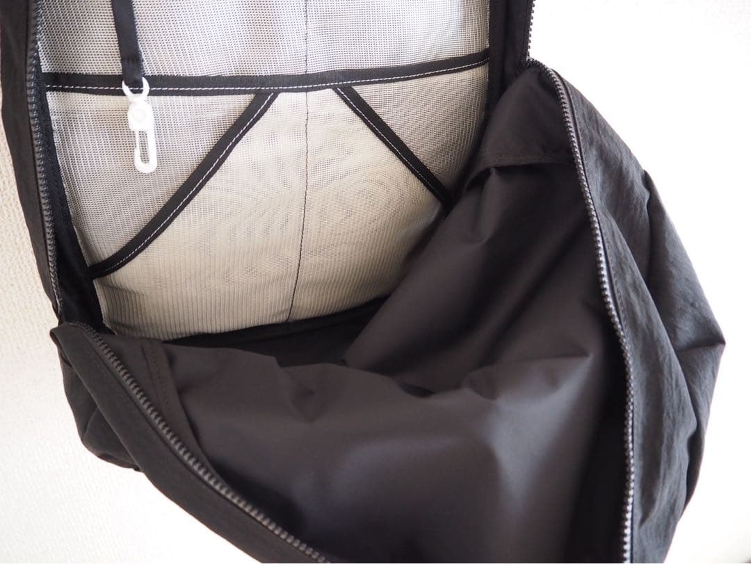 NIZYU KANO｜FUKUI SIWA ナイロンリュックM ブラック