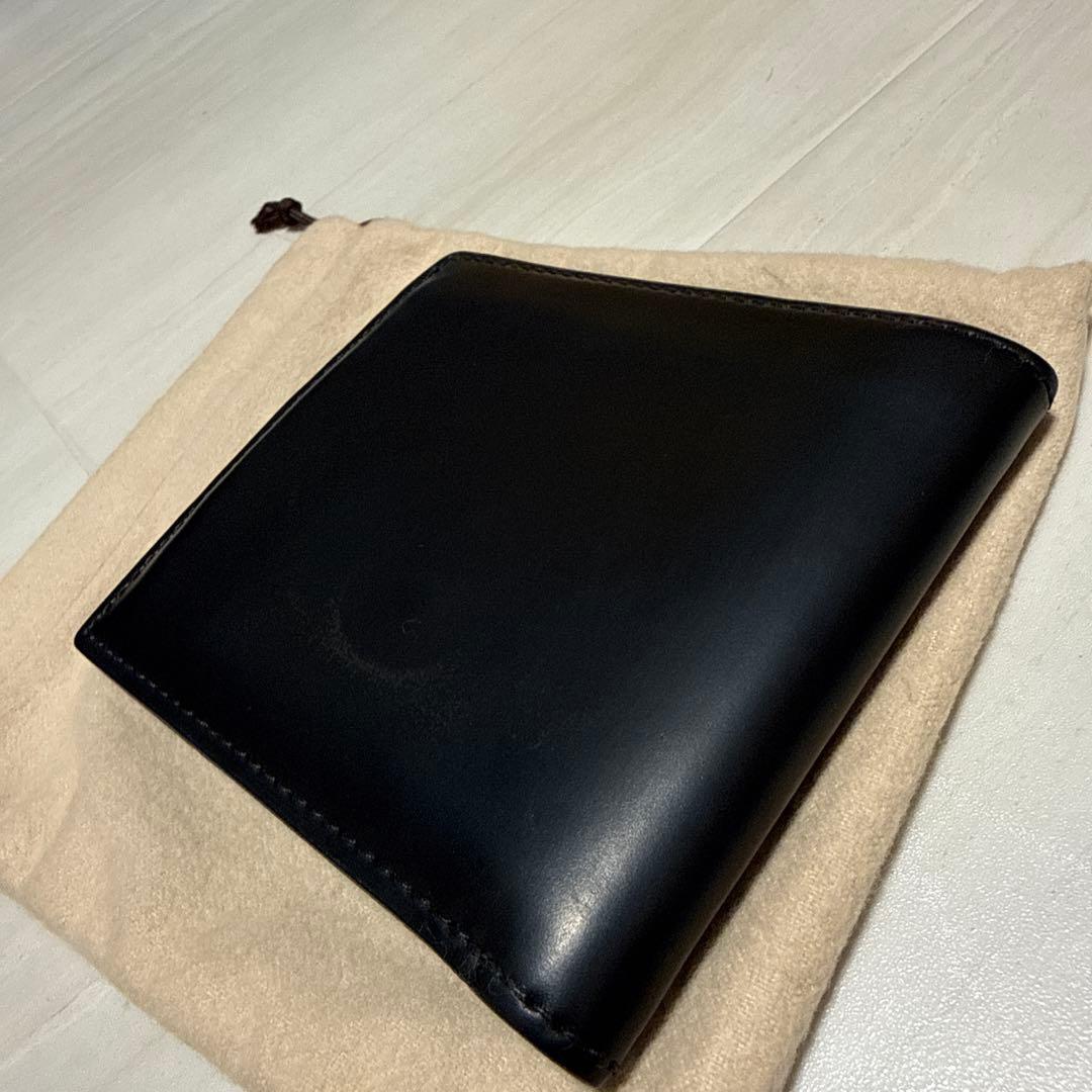 GANZO シェルコードバン2 純札入れブラック