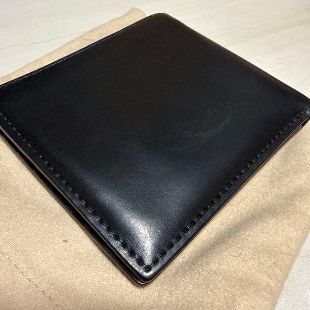 GANZO シェルコードバン2 純札入れブラック