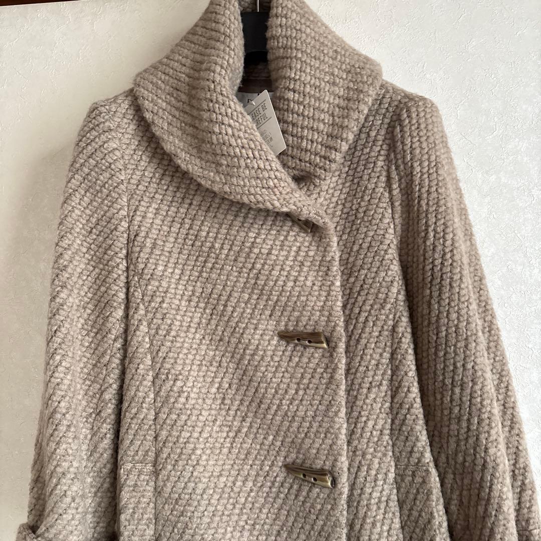 た*ん様 思い切り値引ピノーレ pinore大人可愛いダッフルロングコート未使用