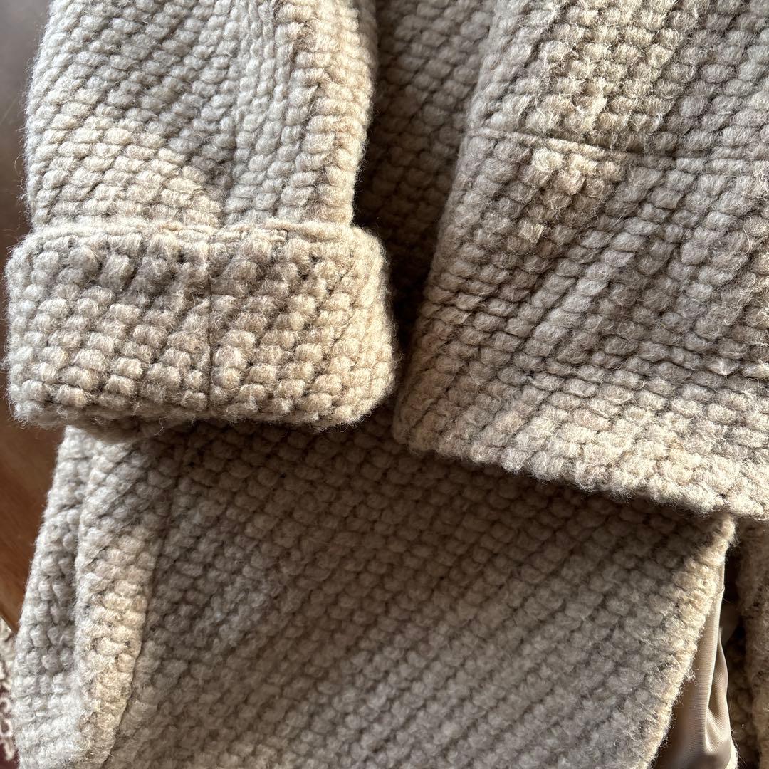 た*ん様 思い切り値引ピノーレ pinore大人可愛いダッフルロングコート未使用