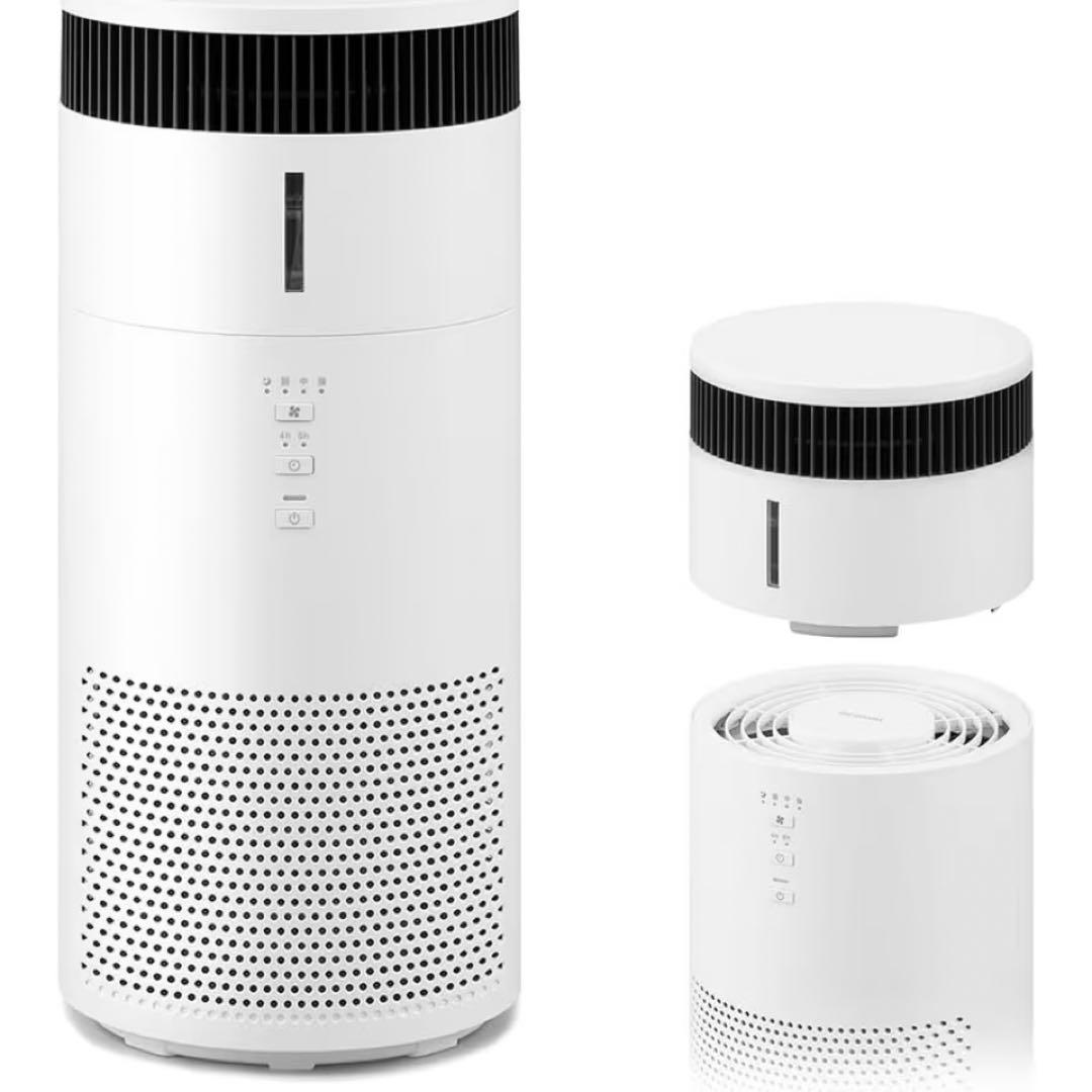 【ほぼ新品】アイリスオーヤマ＊加湿空気清浄器＊AZAP-SH20B-WB＊10畳