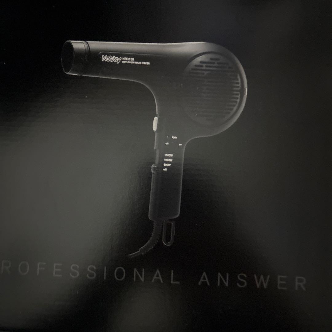 【新品未使用】ノビー(Nobby) マイナスイオンヘアドライヤー NB3100