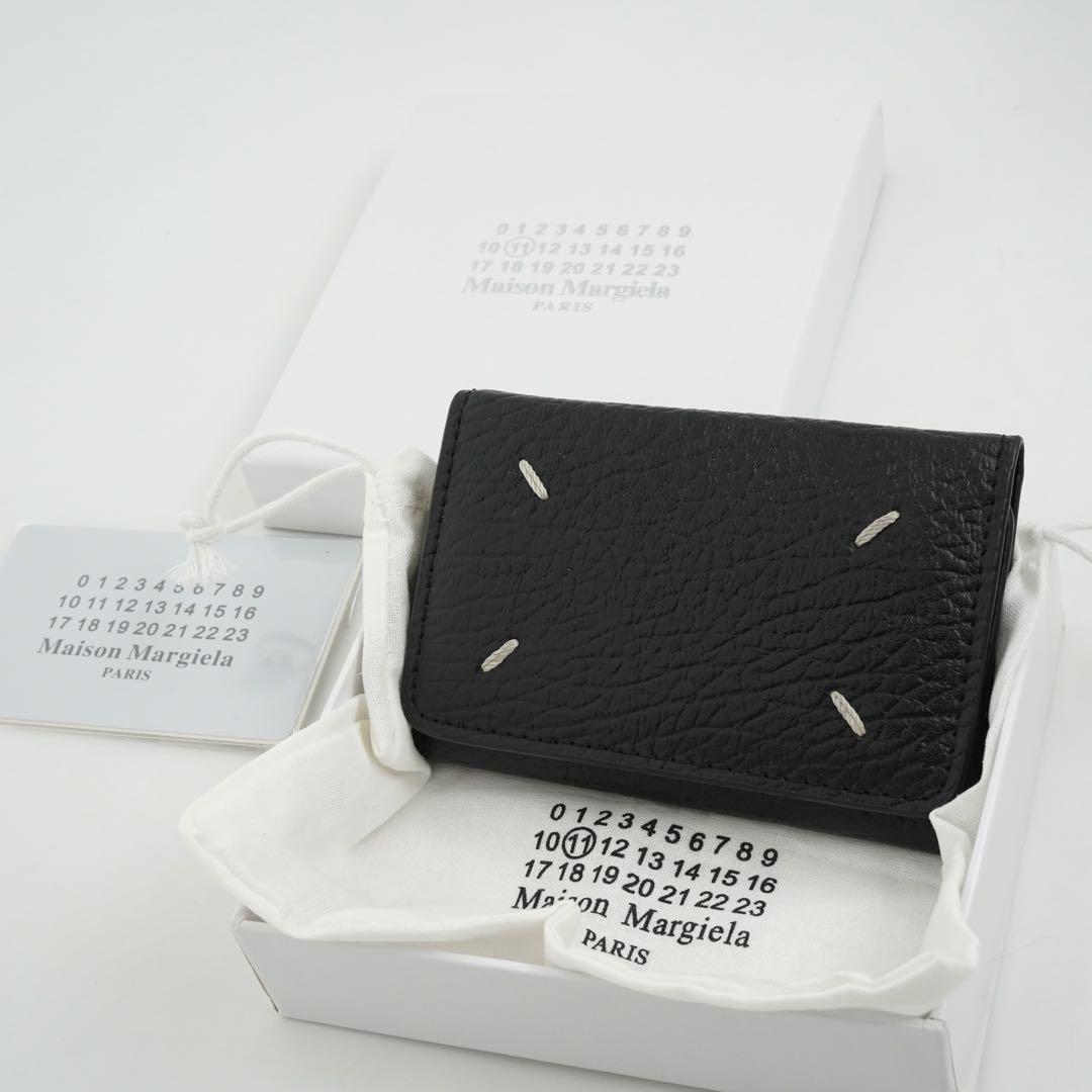 ✨未使用展示品・箱保存袋付き✨　メゾンマルジェラ　キーケース　6連　ブラック