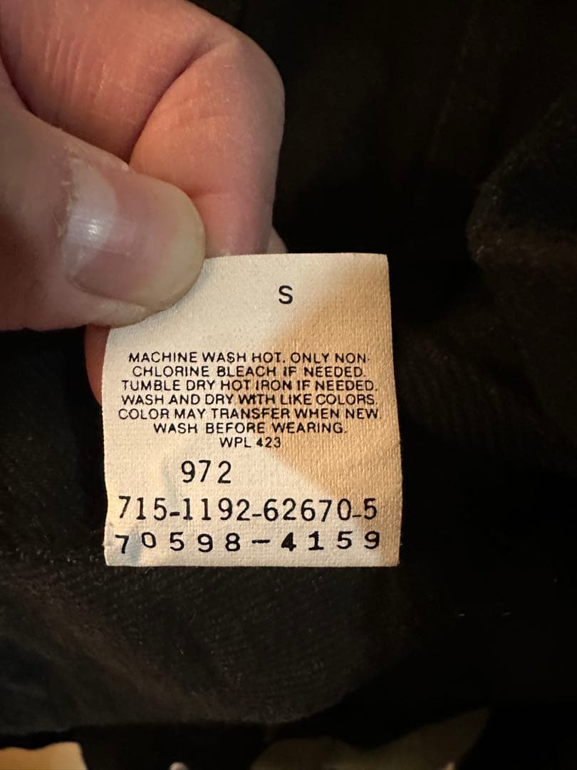 Levi's リーバイス 70598 4159ブラックデニムジャケット